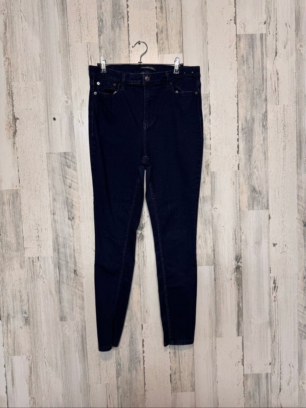 Calvin Klein Jeans Super High Rise Jegging Womens 10/30 Dark Indigo Skinny Pants